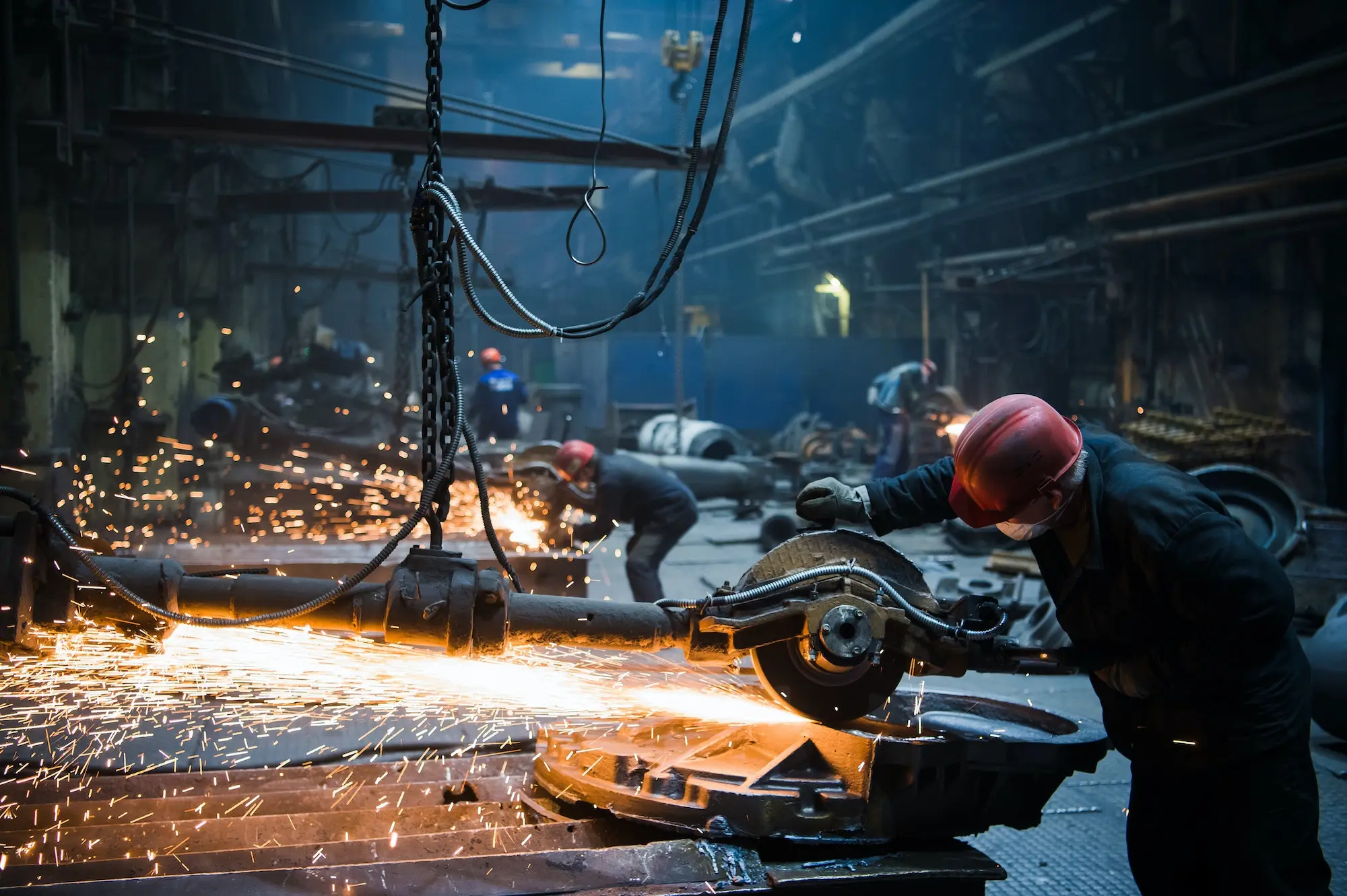 Industrial plant work